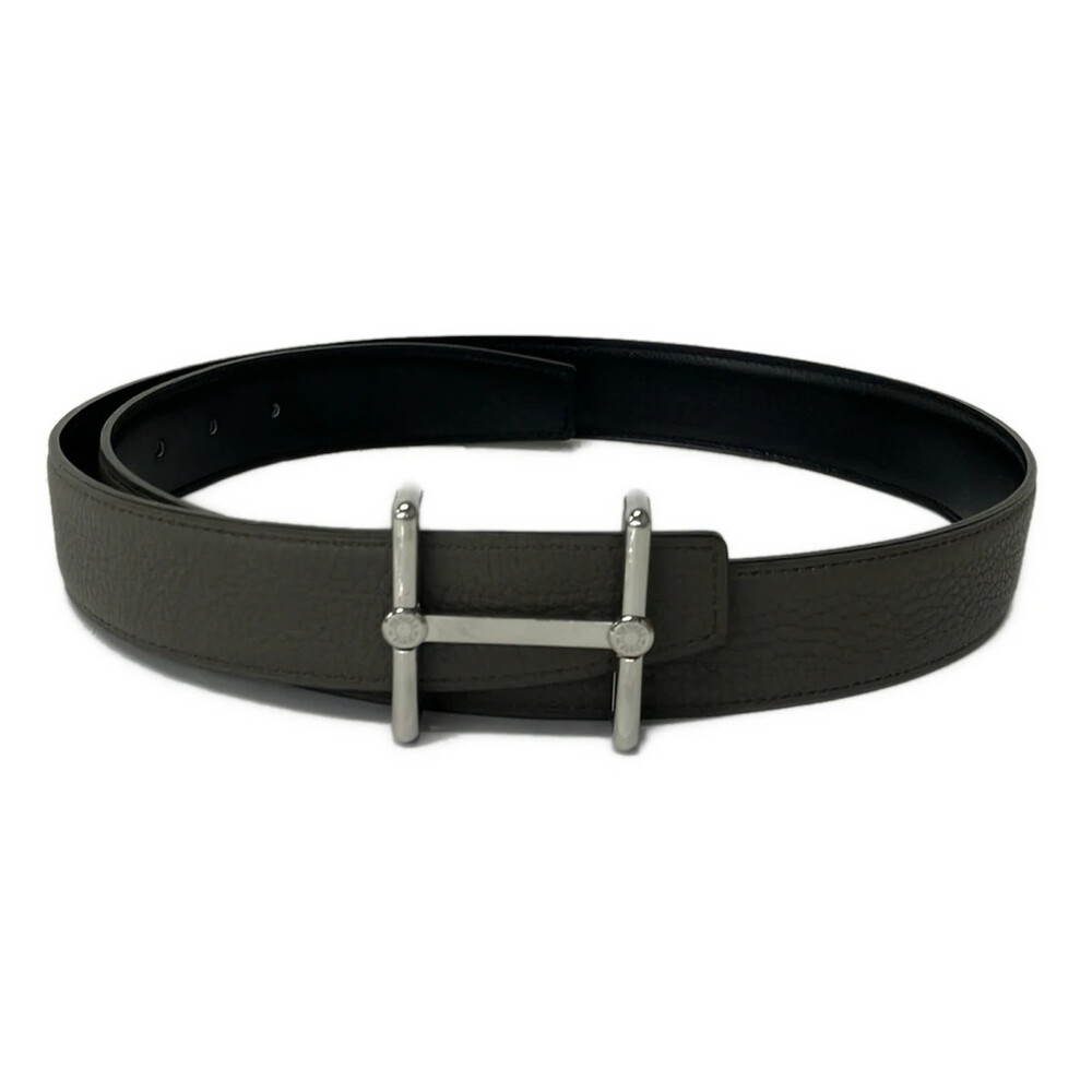 Hermes Dark Gray Black Silver Taurillon #372097H70B
